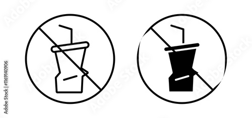 Dont throw away plastic signs set in black and white colors