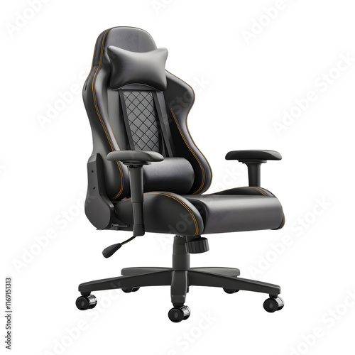 gaming chair isolated on transparent background  gaming chair png photo