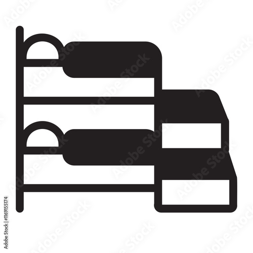 Bunk Bed  glyph icon
