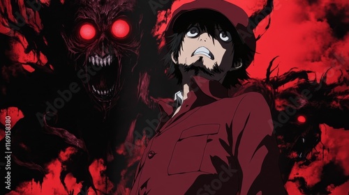 Tapety artystyczne Fear anime