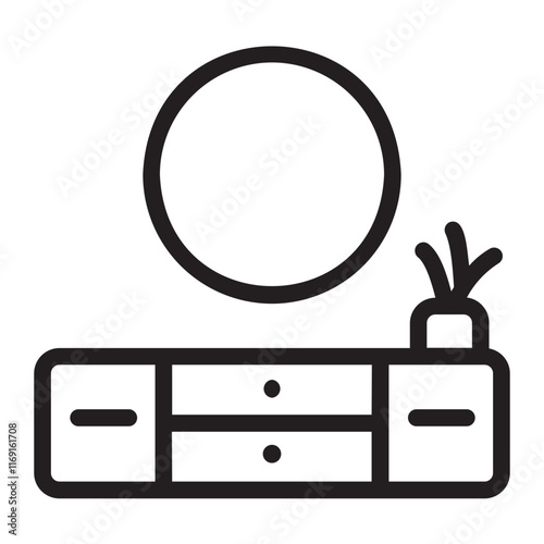 mirror line icon