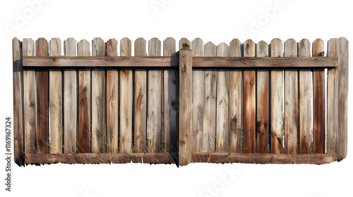 wooden fence isolated on transparent background fence png