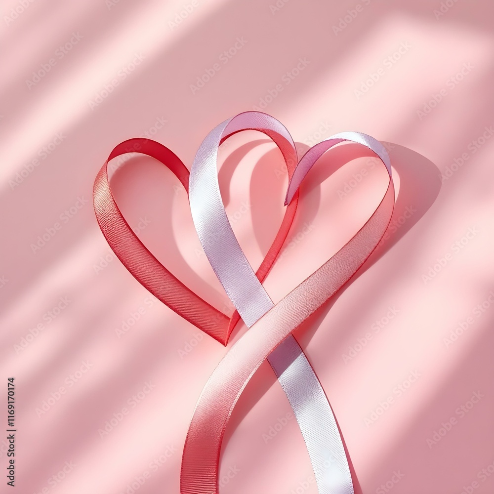 heart shaped ribbon