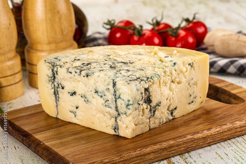 Gourmet blue cheese with mold Gourmet blue cheese with mold