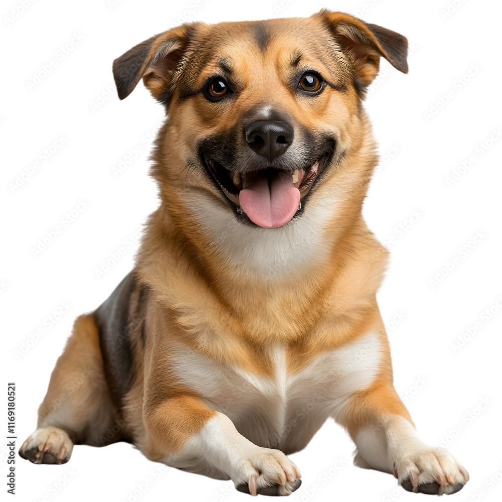 Beautiful happy puppy dog isolated on transparent background Beautiful happy puppy dog isolated on transparent background