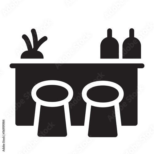 bar counter glyph icon