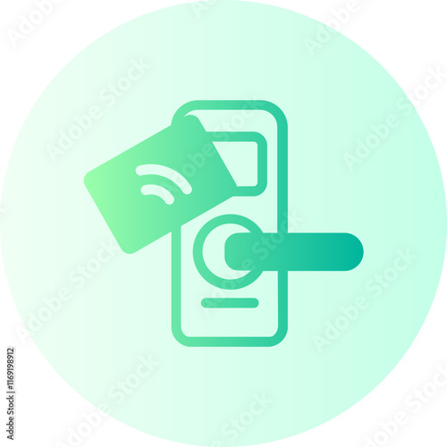 keycard gradient icon