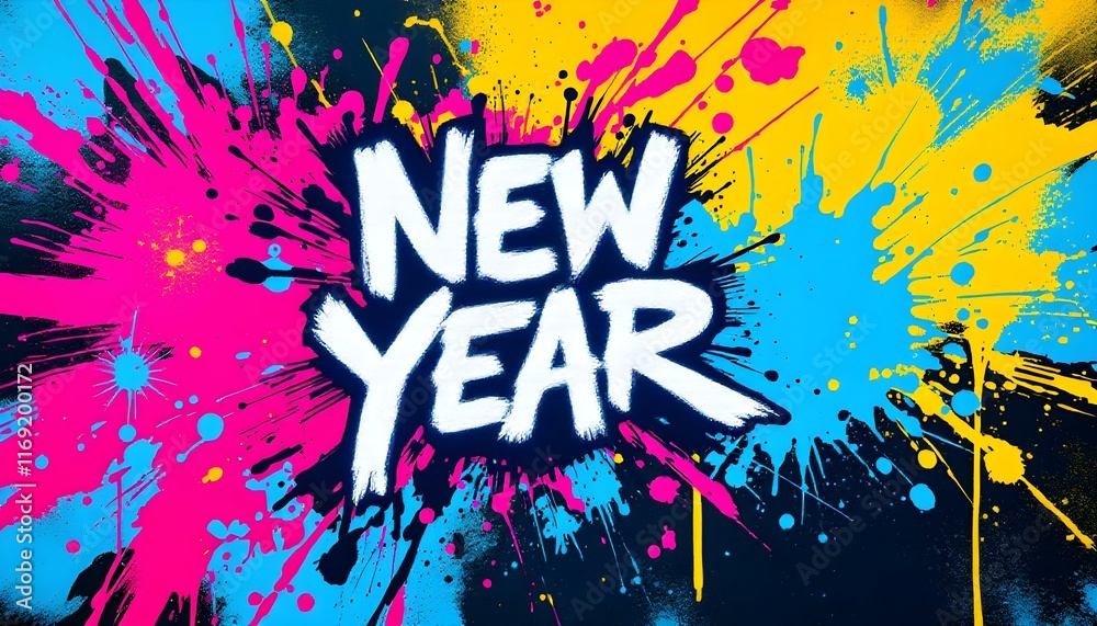 New Year christmas background