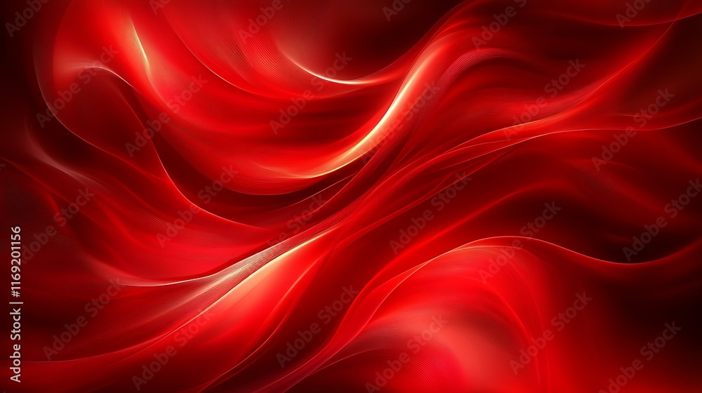Abstract Red Flowing Lines Background Image Abstract Red Flowing Lines Background Image