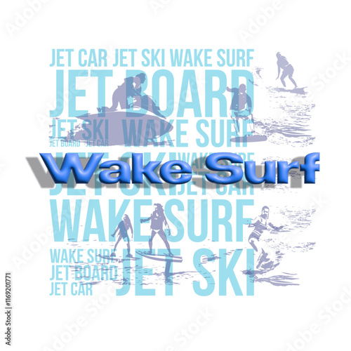 Extreme sports inscriptions, poster