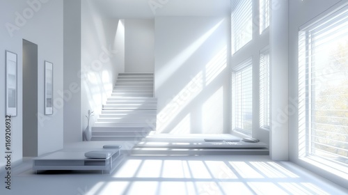 Modern Minimalist Interior Design Illustration