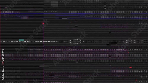 Animated sound wave spectrum on noise effects background photo