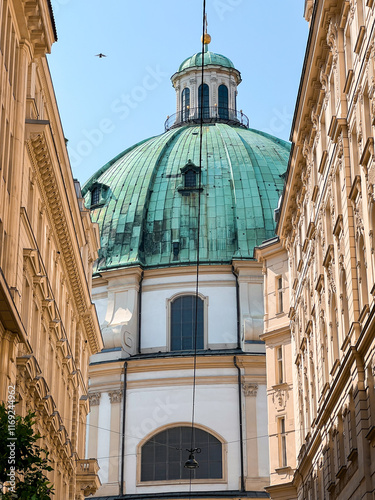 Canvas Print Cathedral view in Vienna, Austria