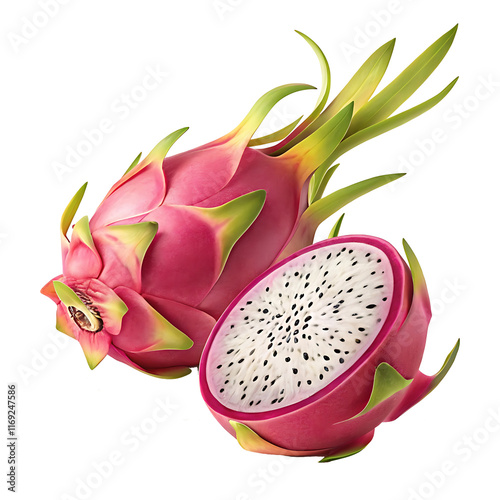 Dragon fruit PNG Clipart with transparent background