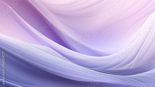 Abstract Lavender And Lilac Draped Fabric Waves
