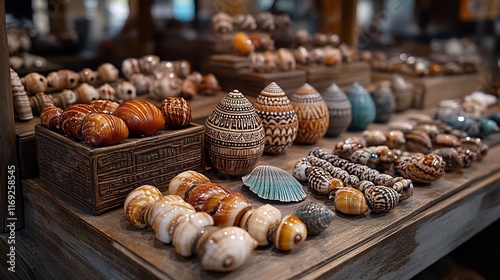 Polynesian shell jewelry oceanic motifs honoring the Pacific Islands connection to the sea and cultural traditions photo