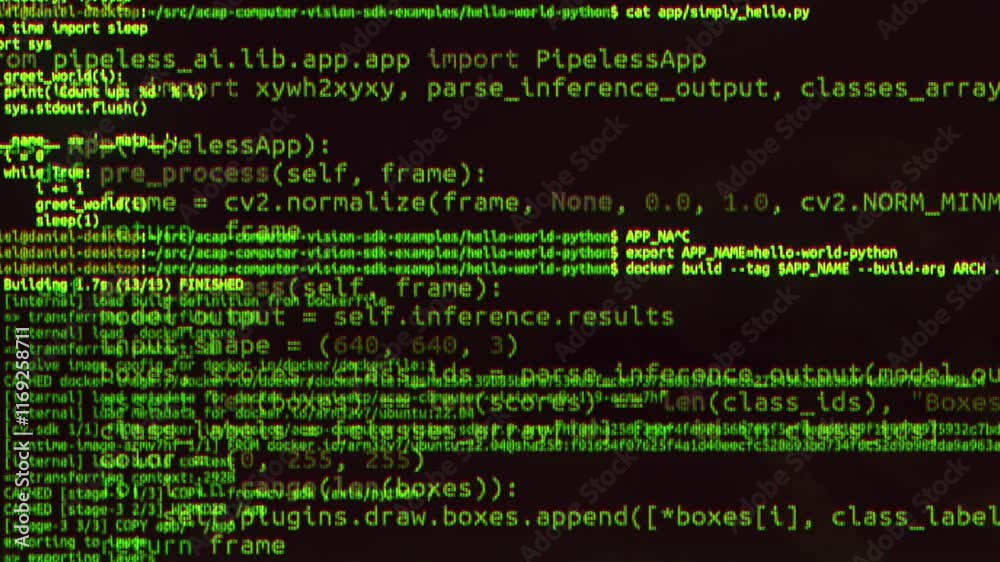 computer code and data stream