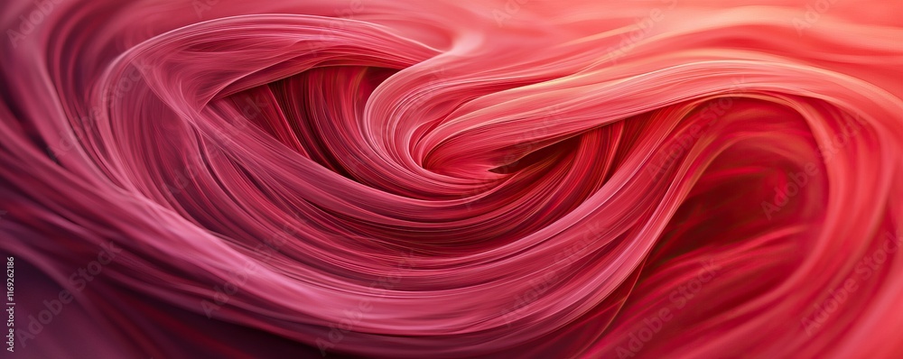 A vibrant swirl of pink and red hues, resembling flowing silk or paint, creating a dynamic and energetic abstract pattern. A vibrant swirl of pink and red hues, resembling flowing silk or paint, creating a dynamic and energetic abstract pattern.