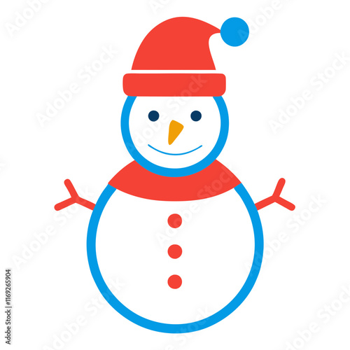 snowman with hat