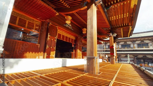 神田明神 御社殿 大型賽銭箱