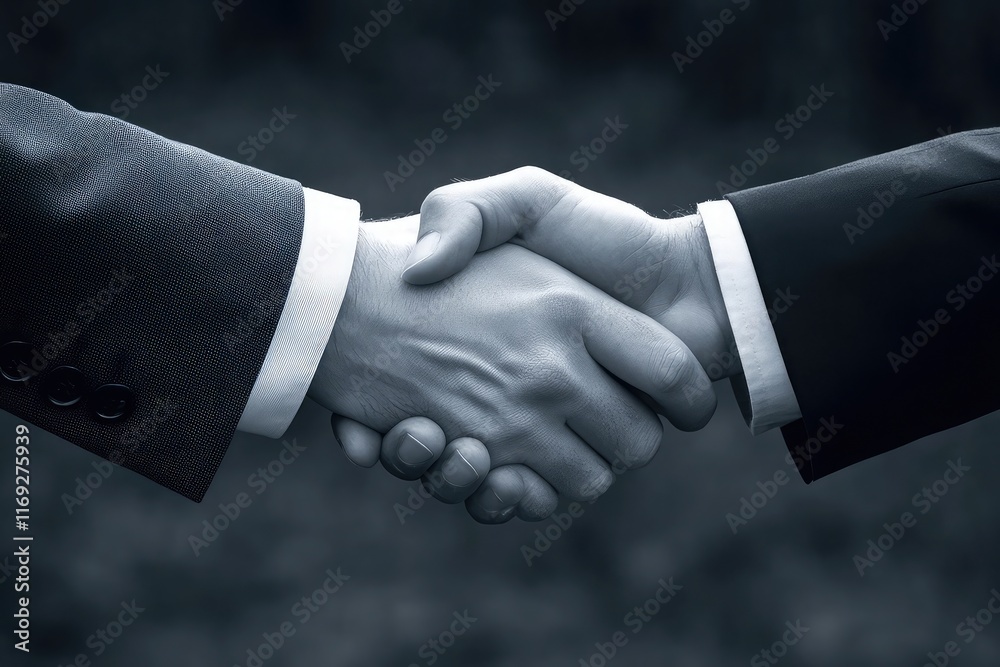 Business partners engaged in discussion, showcasing teamwork and mutual respect. Business partners engaged in discussion, showcasing teamwork and mutual respect.