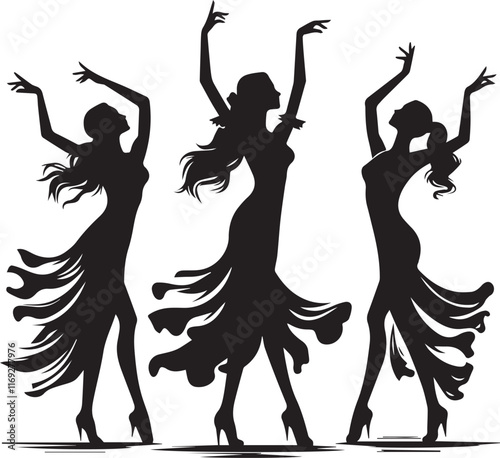 dancing model her amazing style victor silhouette 