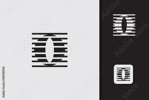 letter o monogram logo design vector template
