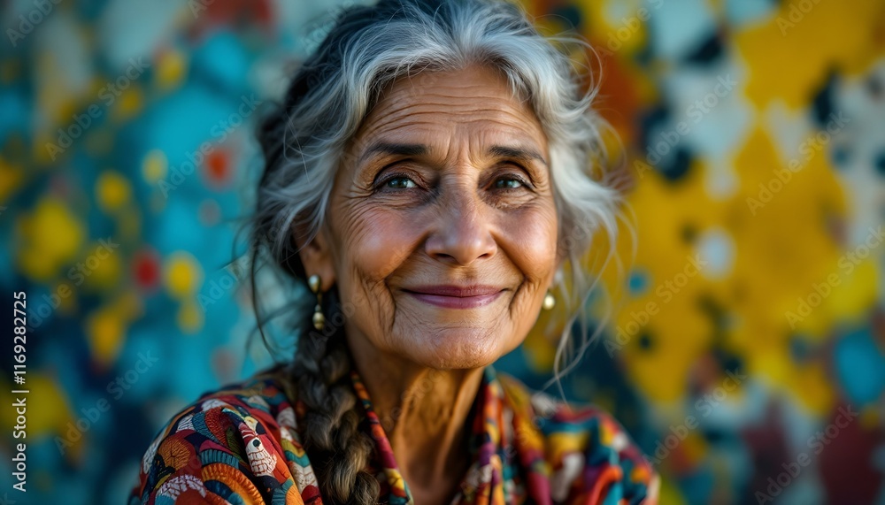 portrait of a old woman person