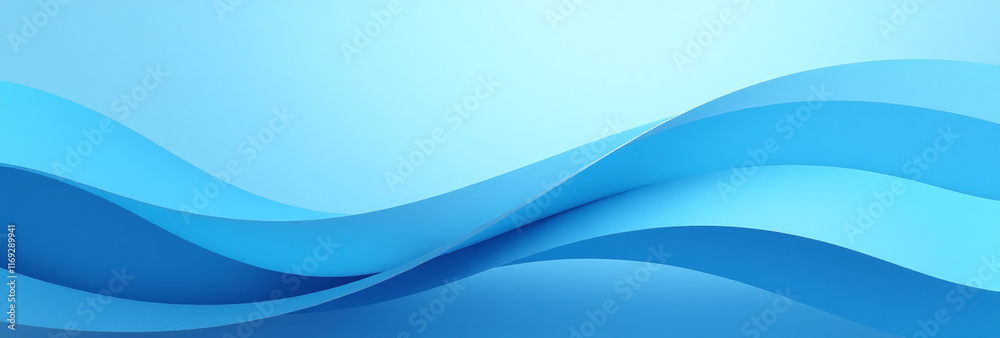 soothing blue design features curved overlapping lines various shades soothing blue design features curved overlapping lines various shades