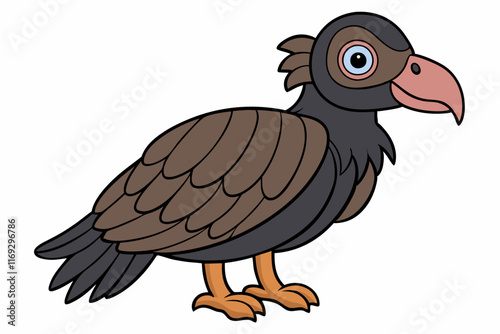 country vulture vector illustration photo