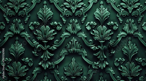 emerald seamless pattern wallpaper