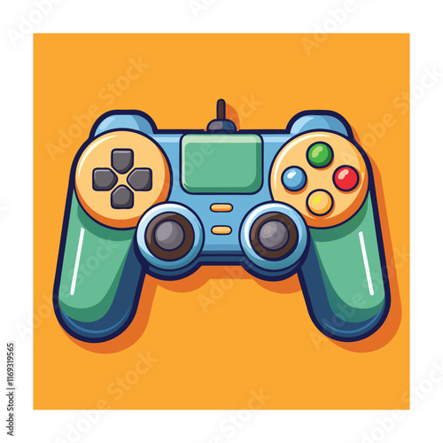 Gaming equipment vector illustration