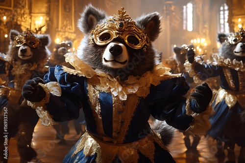 Medieval masquerade ball