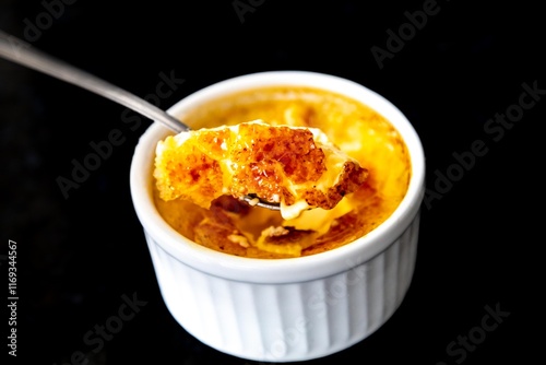 Obraz na plátně Crème brûlée, creme brule