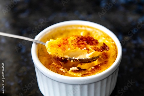 Obraz na plátně Crème brûlée, creme brule