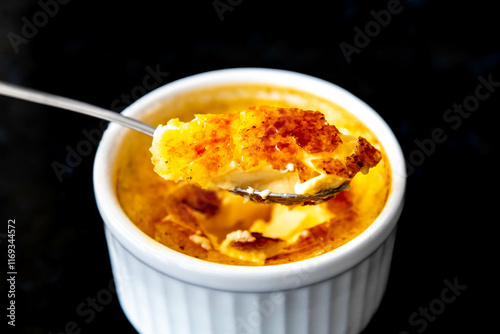 Obraz na plátně Crème brûlée, creme brule