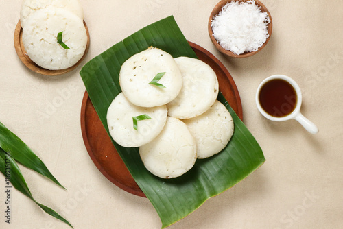 Fototapeta Naklejka Na Ścianę i Meble -  Indonesian Serabi Cake: A Culinary Delight