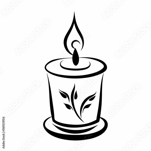 Black and white open bible icon with cross illustration and lines