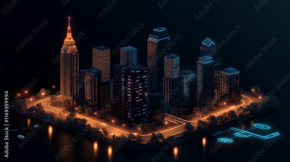 Obraz premium Innovative ecosystem development in urban incubators a vision for the future of cities