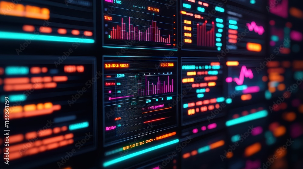 Futuristic Digital Display Interface for Football Analytics and Strategy Visualization in a High-Tech Gaming Environment Futuristic Digital Display Interface for Football Analytics and Strategy Visualization in a High-Tech Gaming Environment