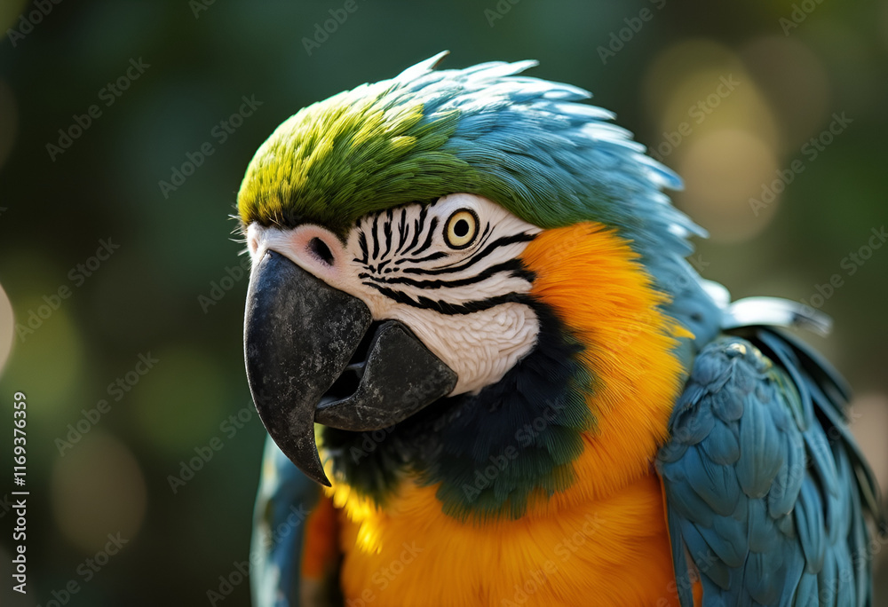 A beautiful parrot