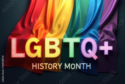 the lgbtq history month logo