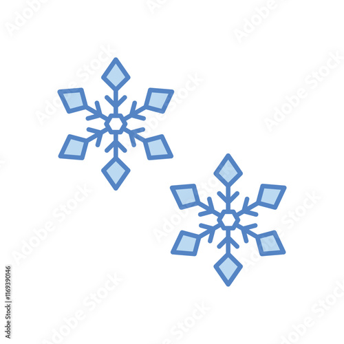 Snowflakes  vector icon