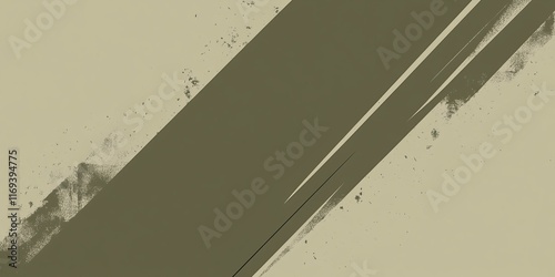 Abstract Beige and Olive Gr...