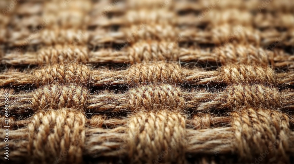 Close-Up View of Textured Natural Fiber Weave with Interlocking Pattern Ideal for Textile and Home Decor Background Inspiration Close-Up View of Textured Natural Fiber Weave with Interlocking Pattern Ideal for Textile and Home Decor Background Inspiration