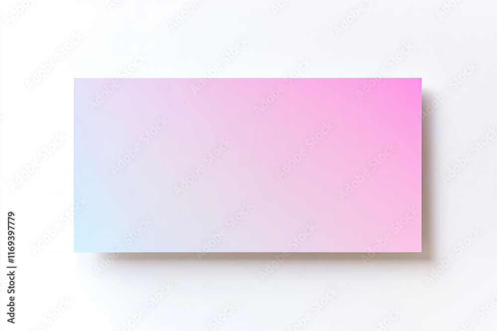 Pastel Pink and Blue Gradient Rectangle on White Background Pastel Pink and Blue Gradient Rectangle on White Background