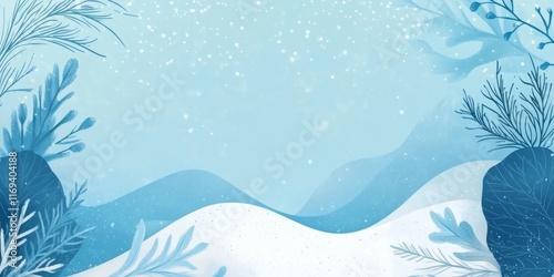 Winter Wonderland Scene Wit...