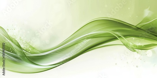 Abstract Green Wave Design ...