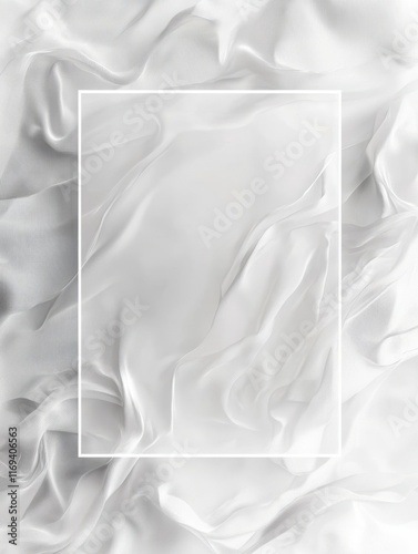 Draped White Fabric With Ce...