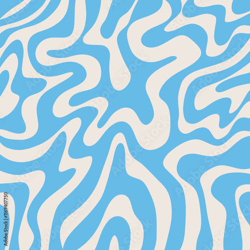 seamless pattern with waves